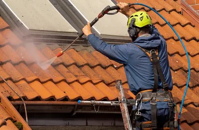 Démoussage et hydrofuge de toiture à Trouhaut